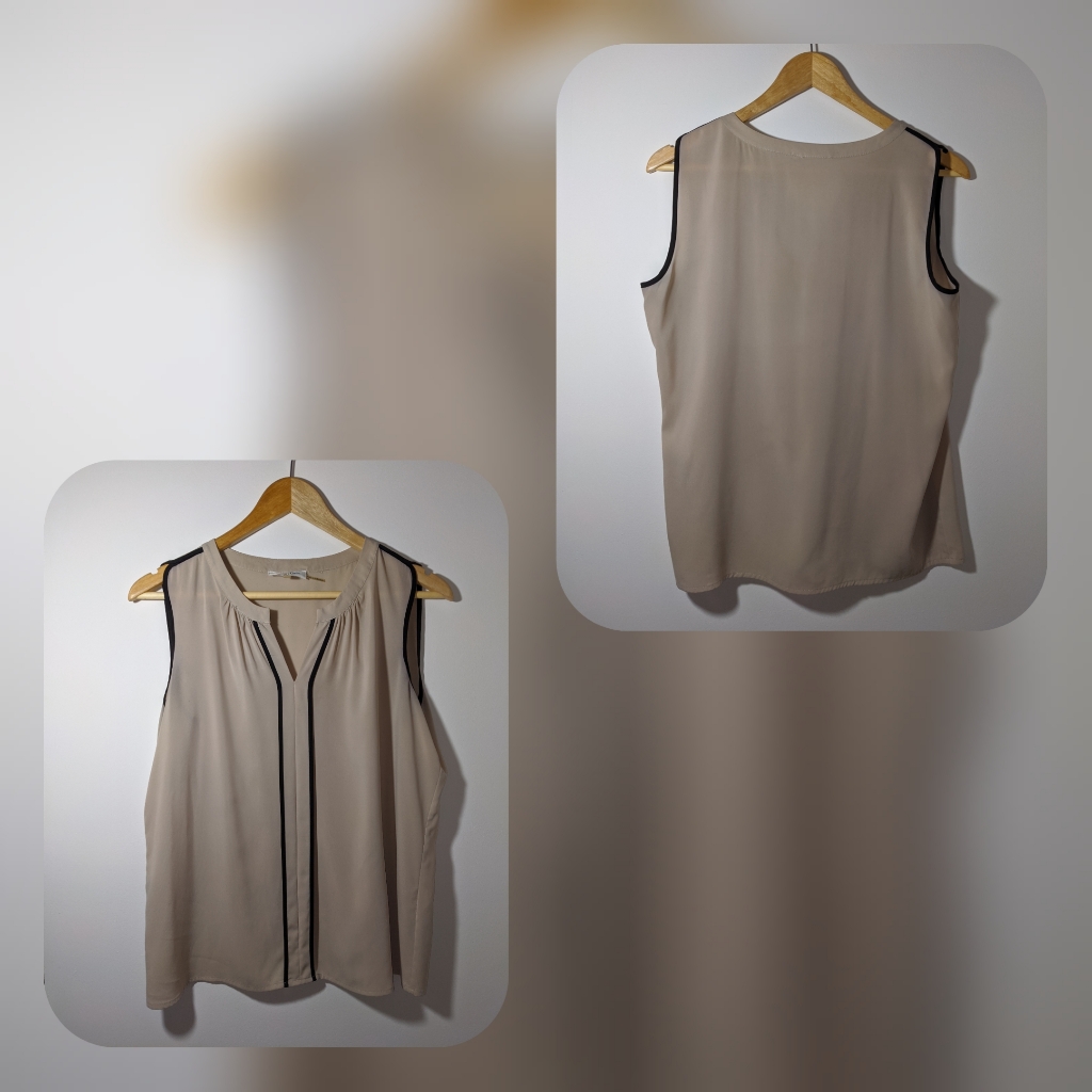 Cream Suiting Shell
